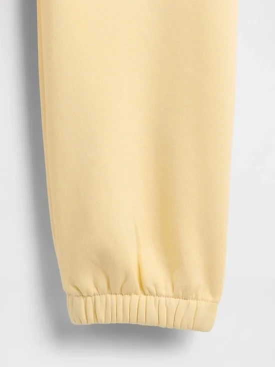 GAP Pale Yellow Women's Jogger Set - Soft Pullover & Track Pants Sz. XL - Picture 5 of 6